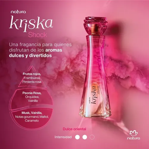 Eau De Toilette Kriska Shock Femenino 100ml Natura