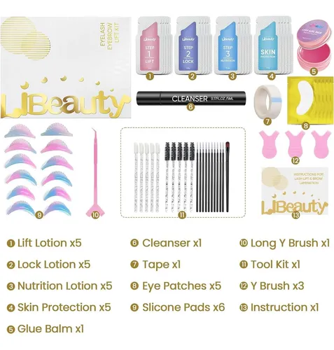 Libeauty Kit Lifting Pestañas Coreano 5 Aplicaciones