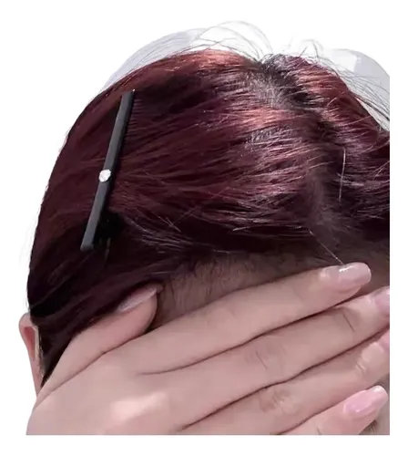 Pinza De Pelo Negra Con Diamantes De Imitación Para Mujer, P
