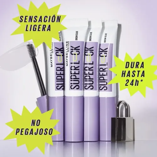 Gel De Cejas Transparente Super Lock Brow Glue De Maybelline