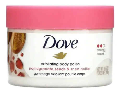 Dove Exfoliante Semillas De Granada Y Manteca De Karité 298g