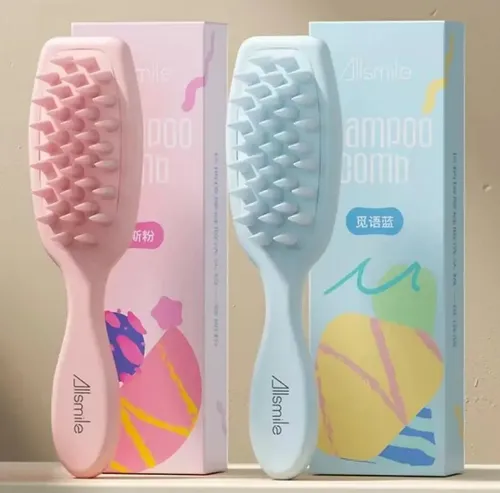 Cepillo Lavador De Cabello De Silicona, Suave Y Resistente