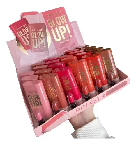 Rubor En Barra Glow Pink 21 Blush Stick Maquillaje Crema