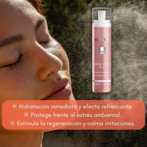 Alpine Roses Bruma Hidratante Locion Facial Revitalizante