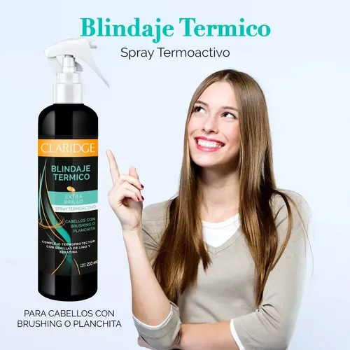 Spray Claridge Protector Capilar Termoactivo X 210 Ml