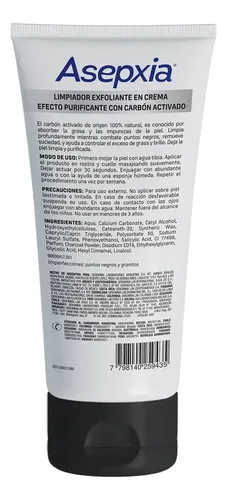 Asepxia Carbon Gel Exfoliante 120 G