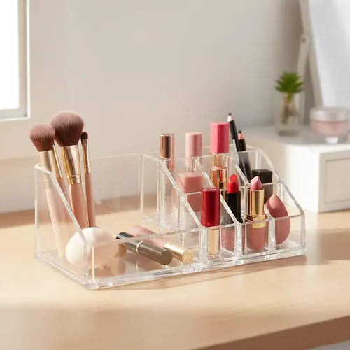 Organizador Maquillaje Acrilico Belleza Porta Cosmeticos