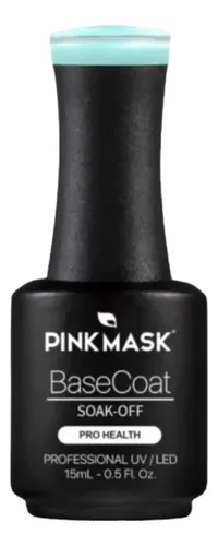 Pink Mask Semi Base Coat + Color Mermaid Green X 15 Ml Color Agua
