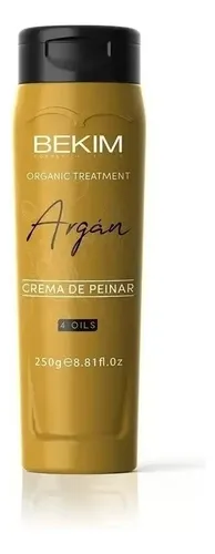 Crema De Peinar Bekim Argan 4 Oils Nutricion 250g Pack X3