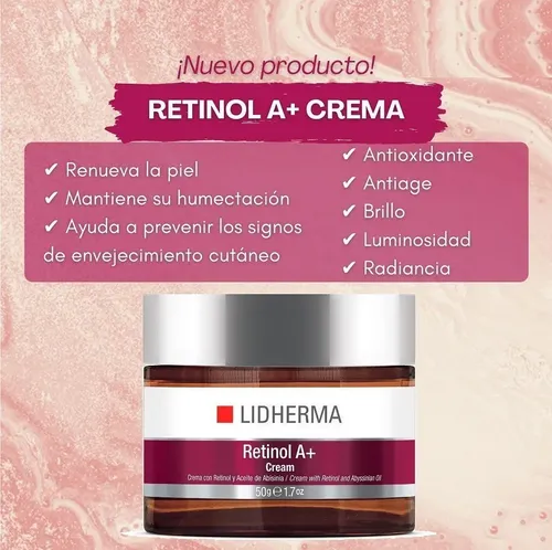Retinol A+ Y Radian C Cream Vitamina C Arbutina Lidherma