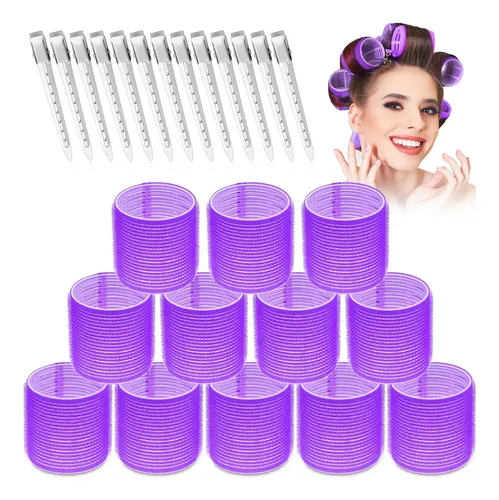 Set De Rulos Para El Cabello Selizo Jumbo 24 Piezas Para Cab