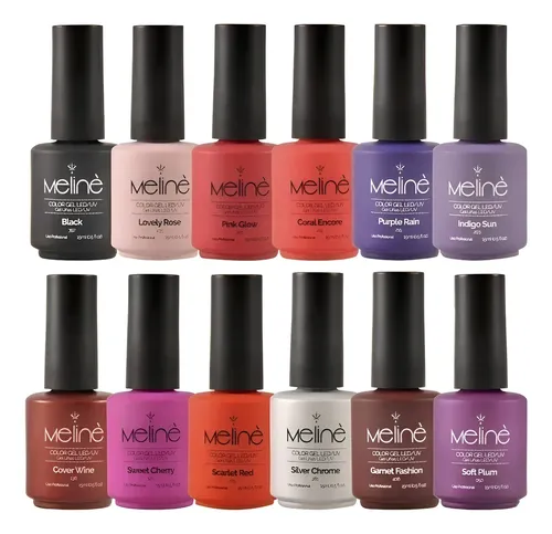 Kit X12 Esmaltes Meliné Semipermanente (ver Descripcion)