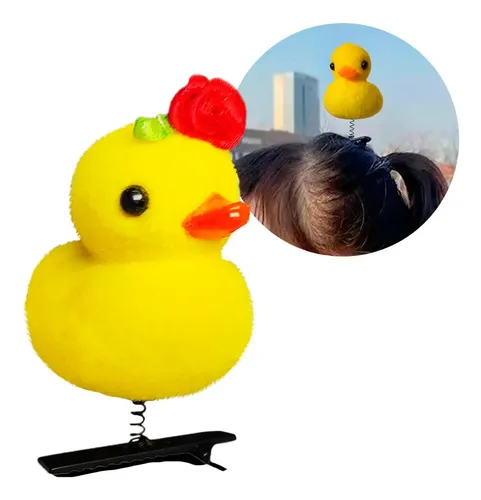 Broche Pelo Kiddos PATO-01 Pack 10 Patitos Amarillos TikTok Viral