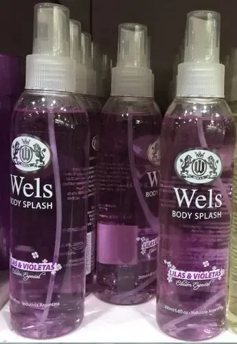 Body Splash Wels Lilas Y Violetas 200 ml Floral Spray Mujer