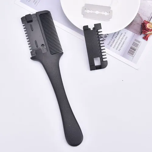 Peine De Afeitar Lateral Para Cabello, Moldeador De Capas, A