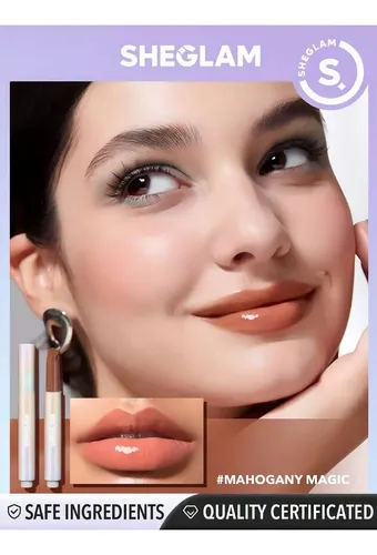 Sheglam Rellenador De Labios Brillante Diferentes Tonos Color Mahogany Magic
