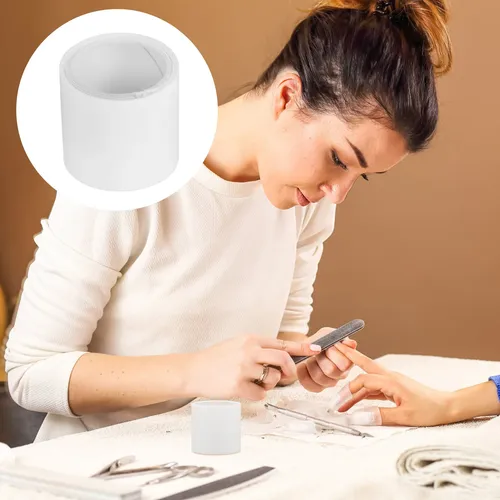 White Fiber Nail Wraps Adhesive Nail Art Tape Protector