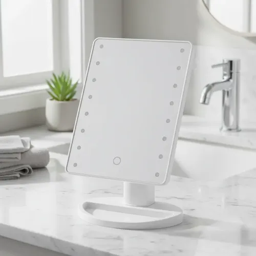 Espejo Led De Maquillaje Con Luz Cálida
