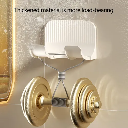 Secador De Pelo Gentle No Punch Para Baño, Montaje En Pared Blanco