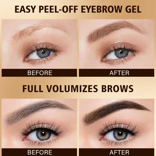 Gel Desprendible Para Cejas Ursoulney Gris Resistente Al Agu