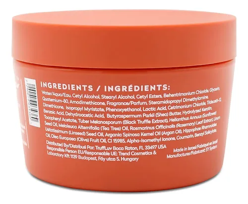 Mascarilla Capilar Truffluv Nourish Collection Argan Con Tru