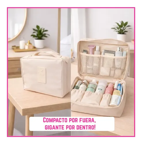 Portacosmeticos Neceser Organizador Viaje Maquillaje Estuche