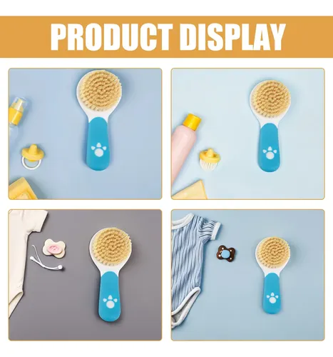 Set De 2 Cepillos Y Peines Para Bebé Cabello Suave
