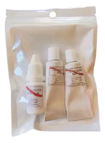 Kit Tintura Pestañas Y Cejas Lash Color Liquidacion