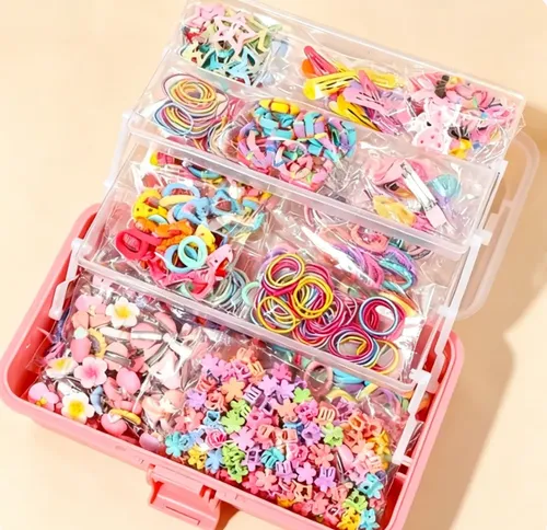 Juego De 718 Cintas Elásticas Para El Pelo Para Niñas, Multi