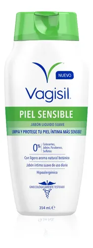 Vagisil Jabon Liquido Intimo Piel Sensible 354ml