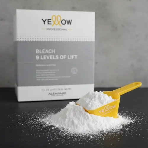 Yellow Bleach 9 Levels Polvo Decolorante 12 Sobres X 50grs
