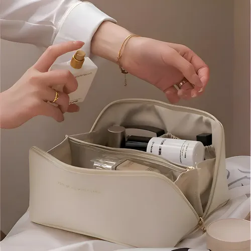 /bolsa De Maquillaje Grande Y Espaciosa Para Mujer De Nécess