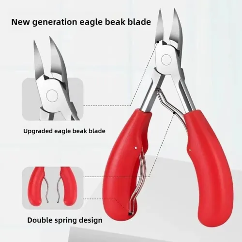 Sharp Eaglenose Nail Pliers Angled Nail Groove Trimming Tool