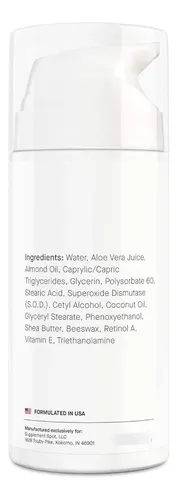 Superoxide Dismutase Crema Antiaging Reparar Arrugas Antiox