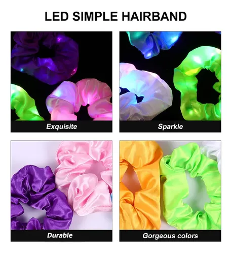 12 Cuerdas De Pelo Led Para Coleteros Que Brillan En La Oscu