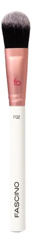 Brocha Fascino De Maquillaje Base Blanco