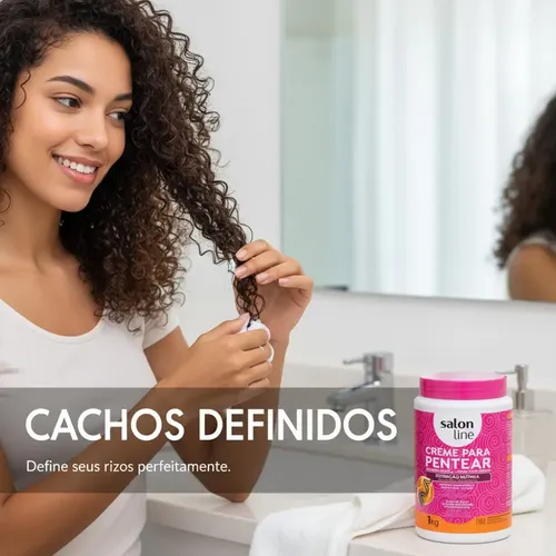 Crema De Peinar Salon Line Rizos Definicion Intensa 1 Kilo