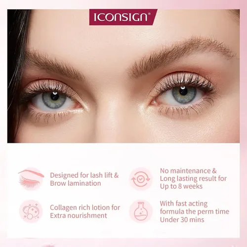 Kit Iconsign Para Permanente De Pestañas/cejas Profesional