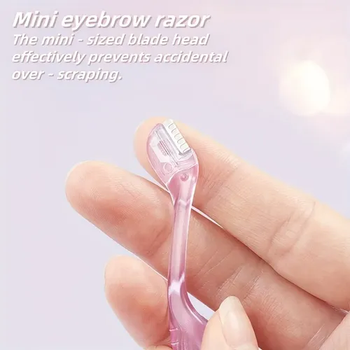 6 Recortadores Faciales Mujer Acero Inoxidable Cejas Labial