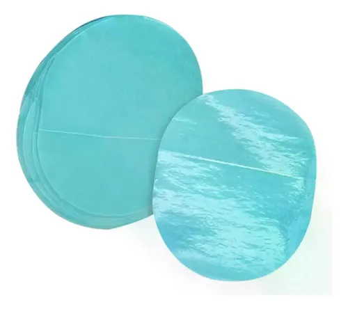 100 Uds. Cubiertas Impermeables Para O Dos, Gorros De Protec Azul Claro