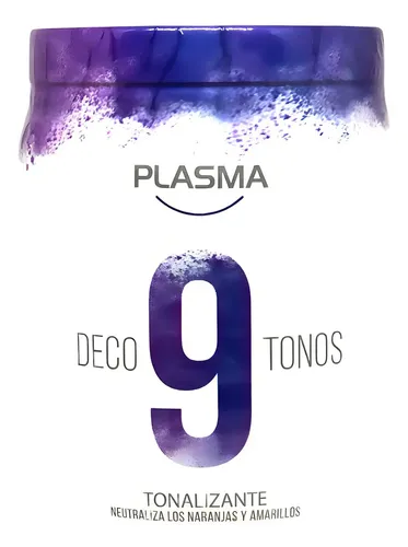Decolorante Plasma Tonalizador 9 Tonos 500grs Formula Italia Tono Violeta