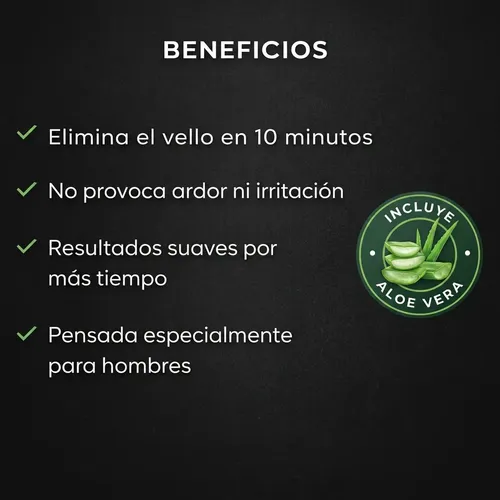 Pack X2 Espuma Depiladora Íntima Hombre Lomo Aloe Vera