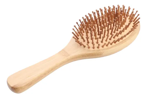 Peine De Bambú Para Cuero Cabelludo, Masaje Y Desenredo, Gra