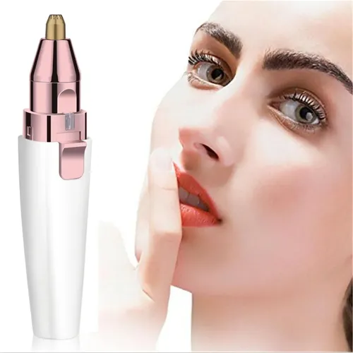 Depiladora Eléctrica 2 En 1 Para Rostro Y Cejas Mujer Verde