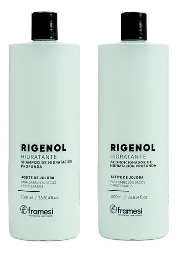 Kit Rigenol Hidratante Shampoo + Acond. Framesi X1000ml