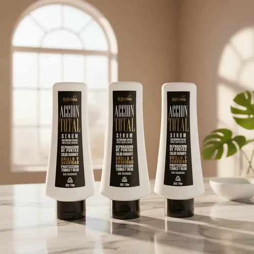 3 Serum Peinar Reparador Accion Total Bellissima 120 Gr