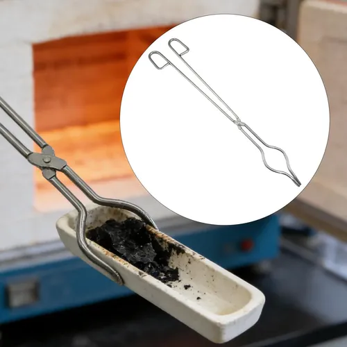 Crucible Tongs Con Fabricación En Acero 44 Centímetros