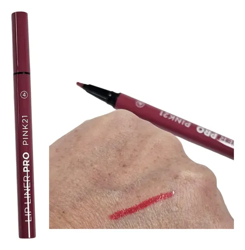 Delineador Labios Liquido Pink 21 Pro A Prueba Agua