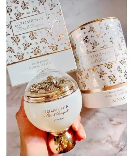 Perfume Set Souvenir Bouquet Floral de Recuerdo de Afnan, 3 unidades, EDP, 100 ml