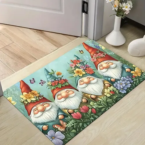 Gnomo Navideño Con Adorable Gnomo Y Diseño, Gorra De Felpa S